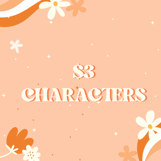 $3 Characters